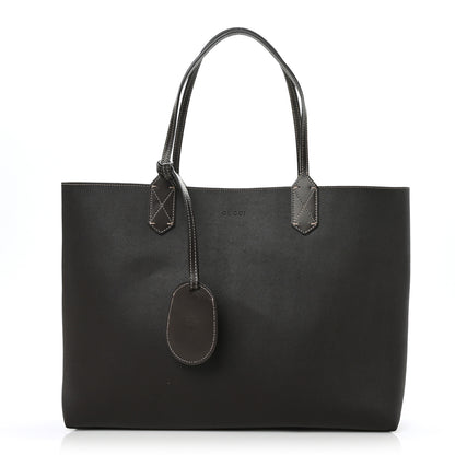 Gucci Calfskin GG Supreme Monogram Medium Reversible Tote Dark Brown 8 of 13