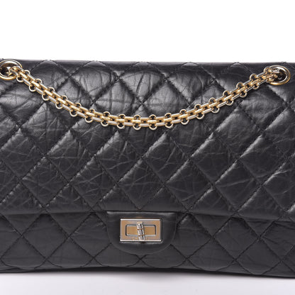 Chanel Aged Calfskin Quilted 2.55 Reissue 226 Flap Black 10 of 11