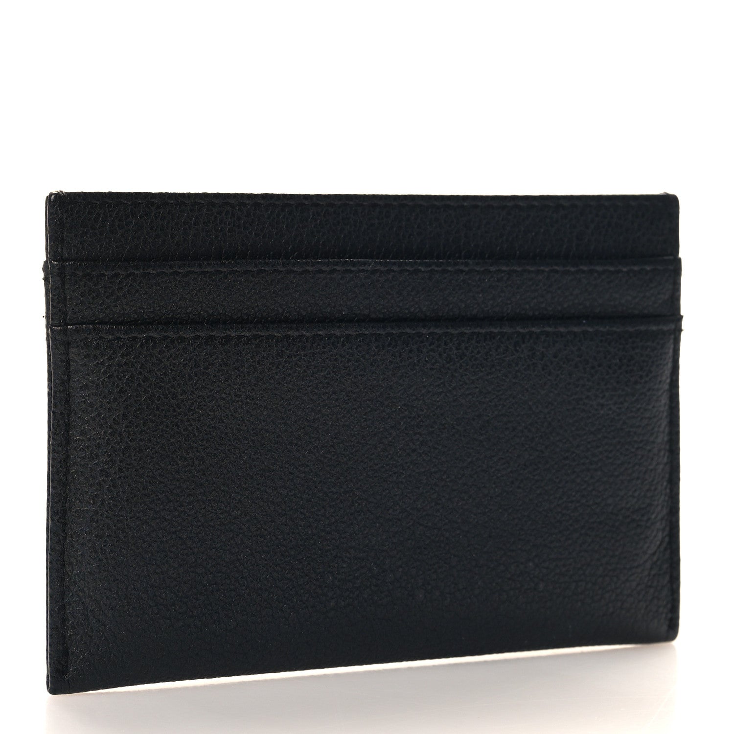 Chanel Goatskin Embossed Camellia Card Holder Black 3 of 10