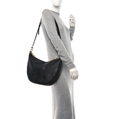 Louis Vuitton Empreinte Monogram Giant Loop Hobo Black 2 of 9