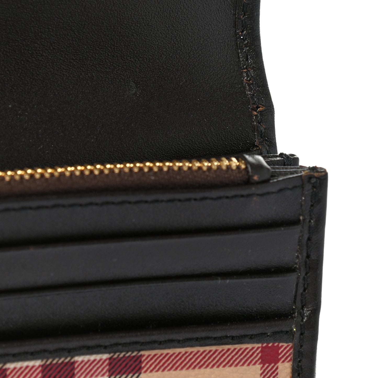 Haymarket Check Penrose Continental Wallet Chocolate