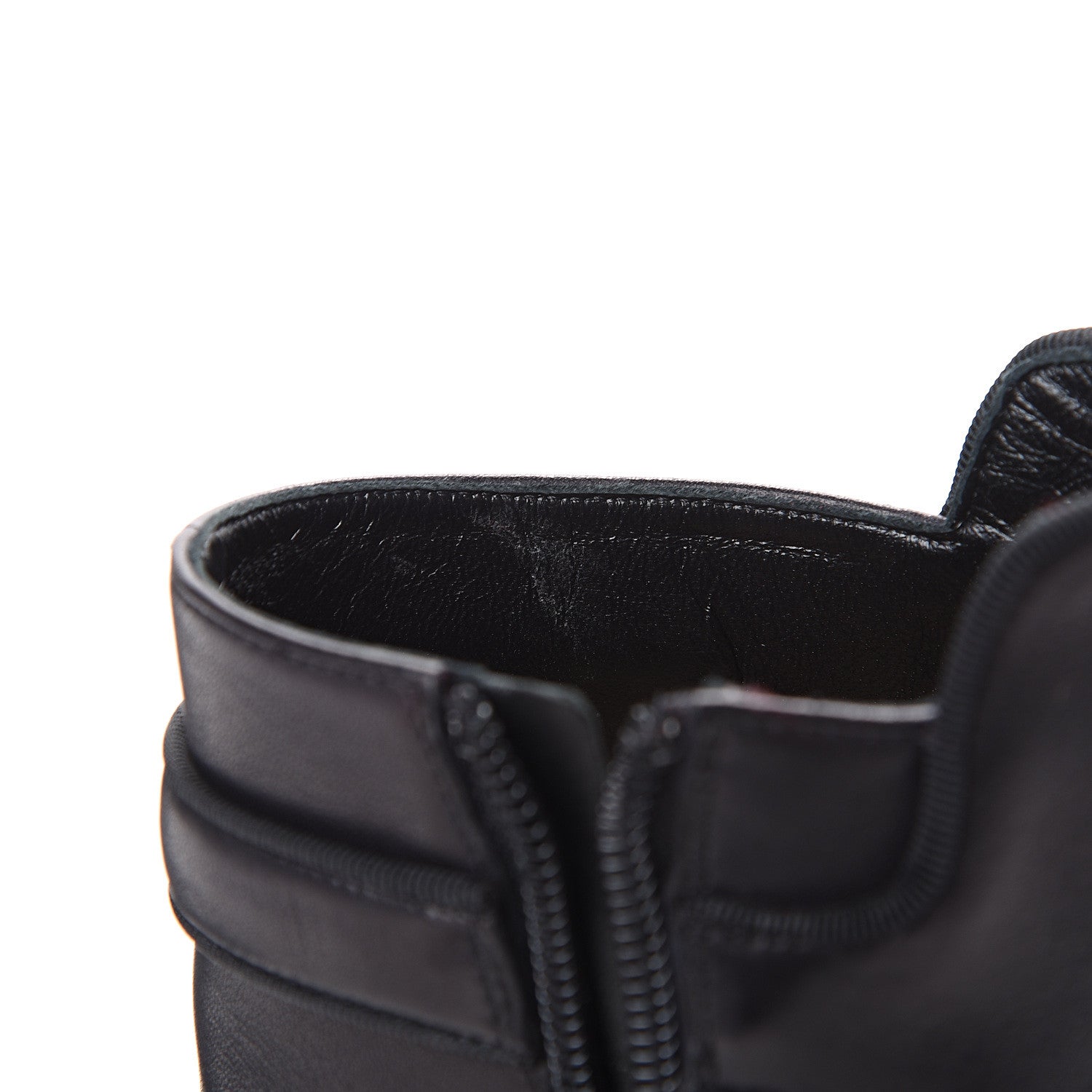 Christian Louboutin Calfskin Ecritoir Flat Ankle Boots 39 Black 9 of 9