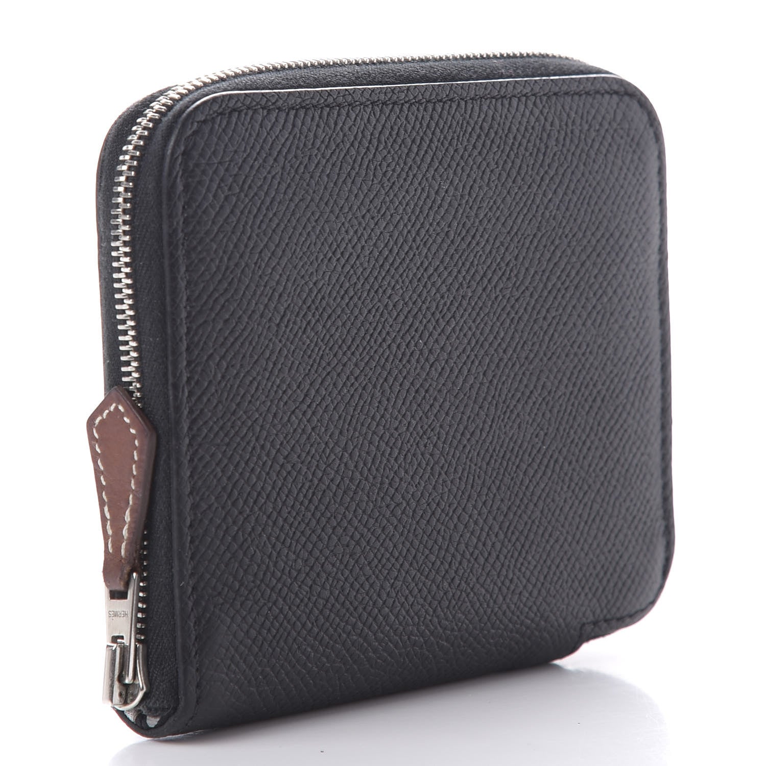 Hermes Epsom Silk'in Compact Wallet Black 3 of 6