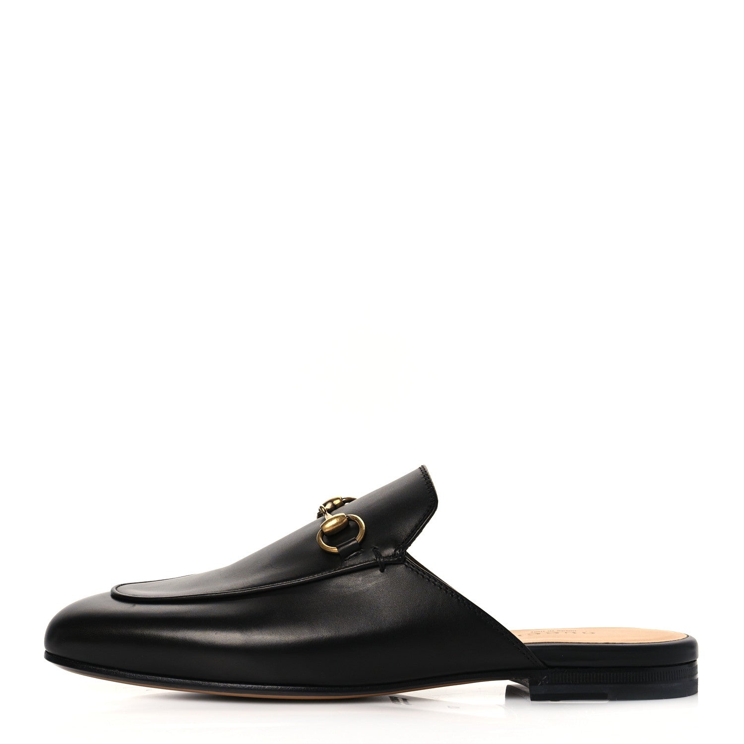 Gucci Calfskin Womens Princetown Slippers 37 Black 1 of 9