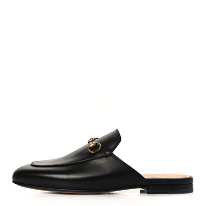 Gucci Calfskin Womens Princetown Slippers 37 Black 1 of 9
