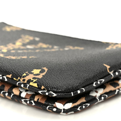 Louis Vuitton Monogram Giant Jungle Pochette Double Zip Black 12 of 13