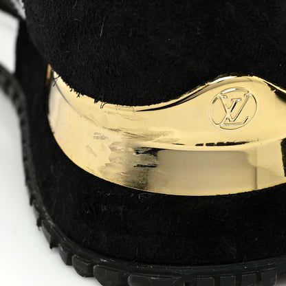 Louis Vuitton Suede Monogram Run Away Sneakers 38 Black 16 of 16