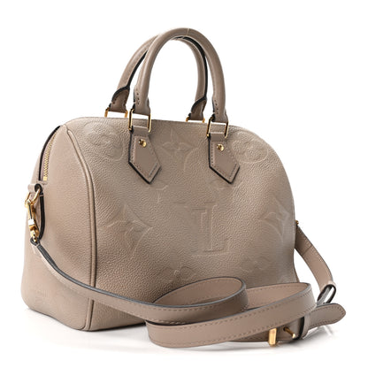 Louis Vuitton Empreinte Monogram Giant Speedy Bandouliere 25 Tourterelle 3 of 9