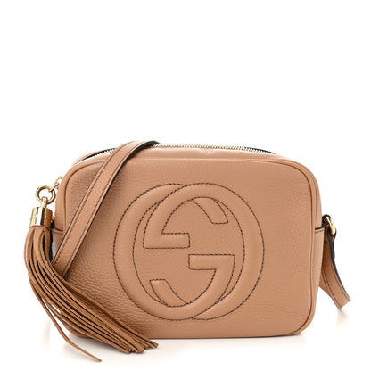 Gucci Pebbled Calfskin Small Soho Disco Bag Camelia 1 of 10