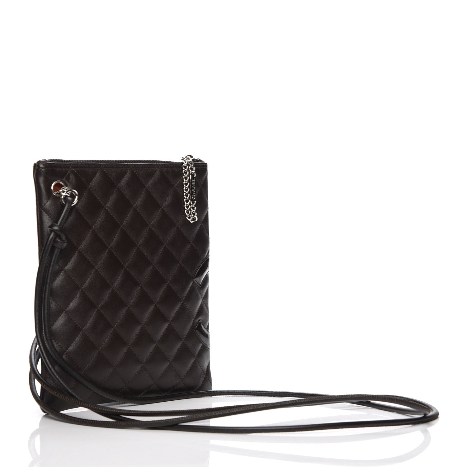 Chanel Calfskin Cambon Flat Messenger Brown 3 of 7