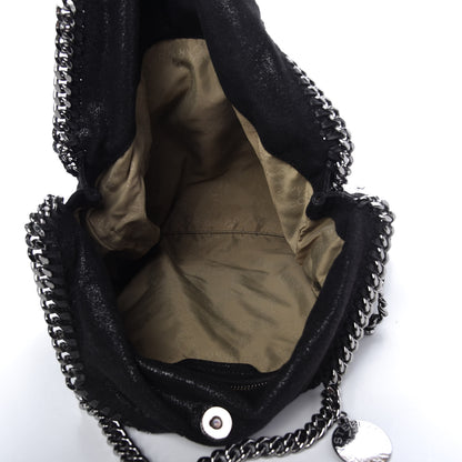 Stella McCartney Shaggy Deer Falabella Fold Over Tote Black 6 of 11