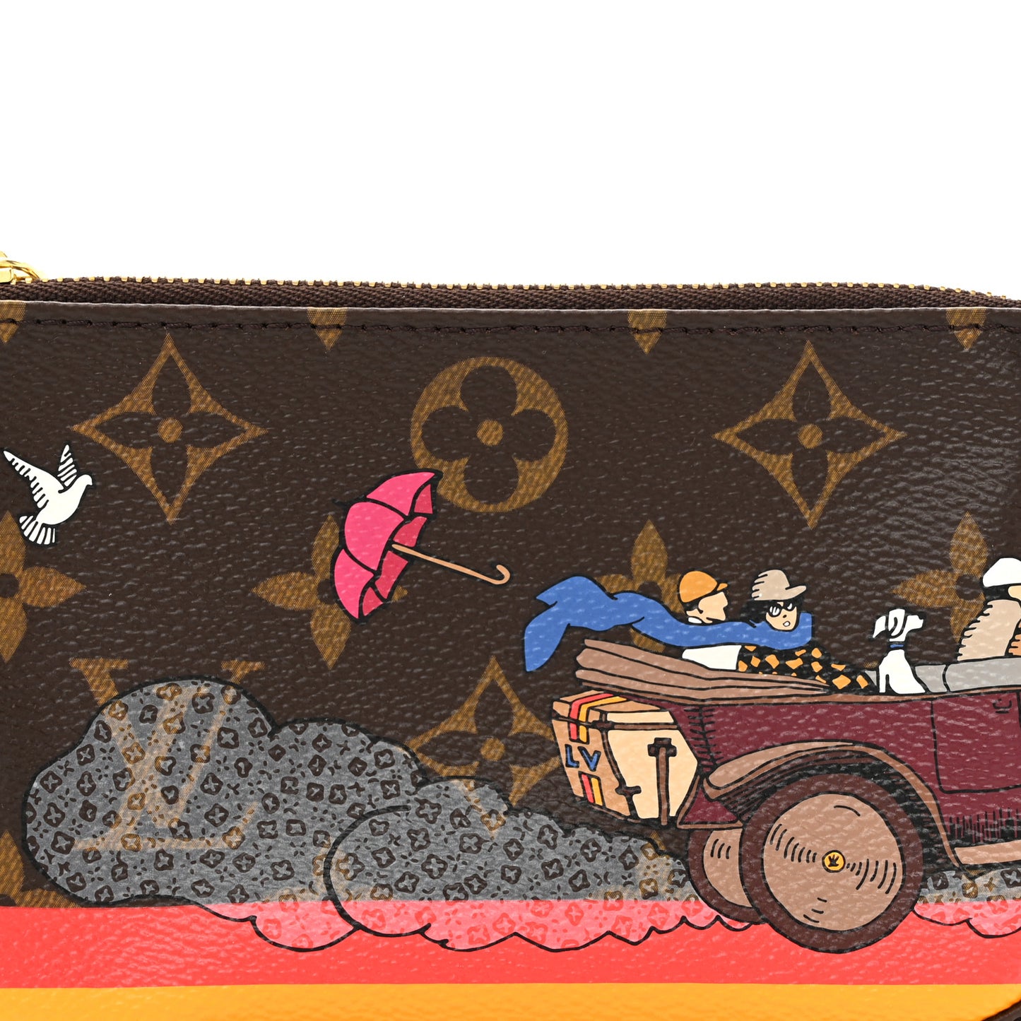 Monogram 2015 Christmas Animation Mini Pochette Accessories
