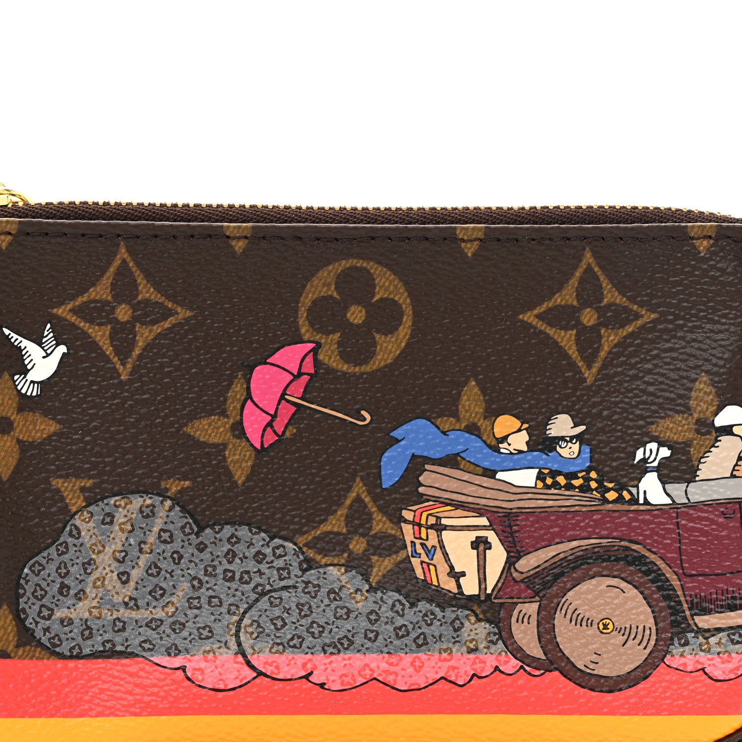 Louis Vuitton Monogram 2015 Christmas Animation Mini Pochette Accessories 6 of 8