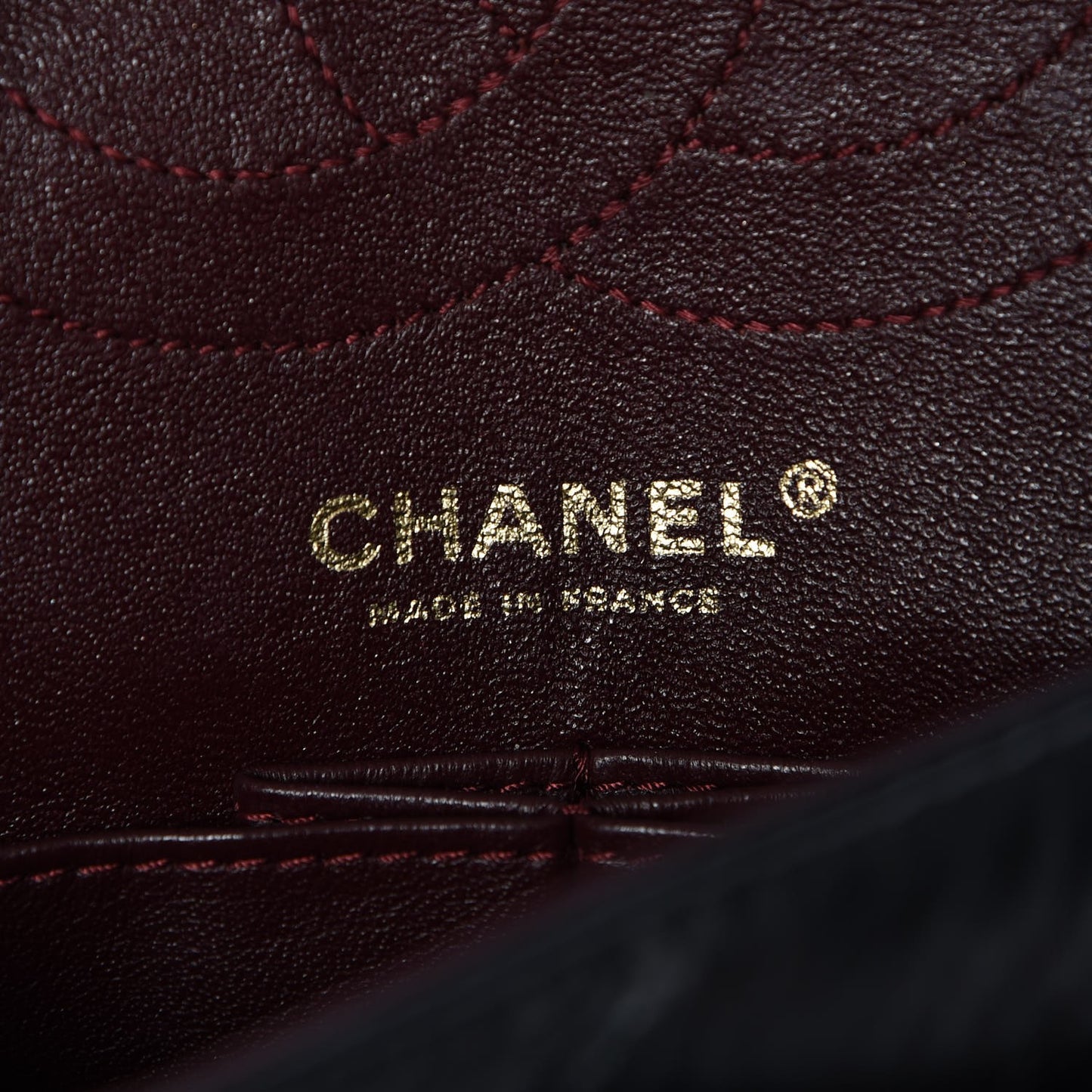 Aged Calfskin Quilted 2.55 Pearls Reissue 225 Flap Black