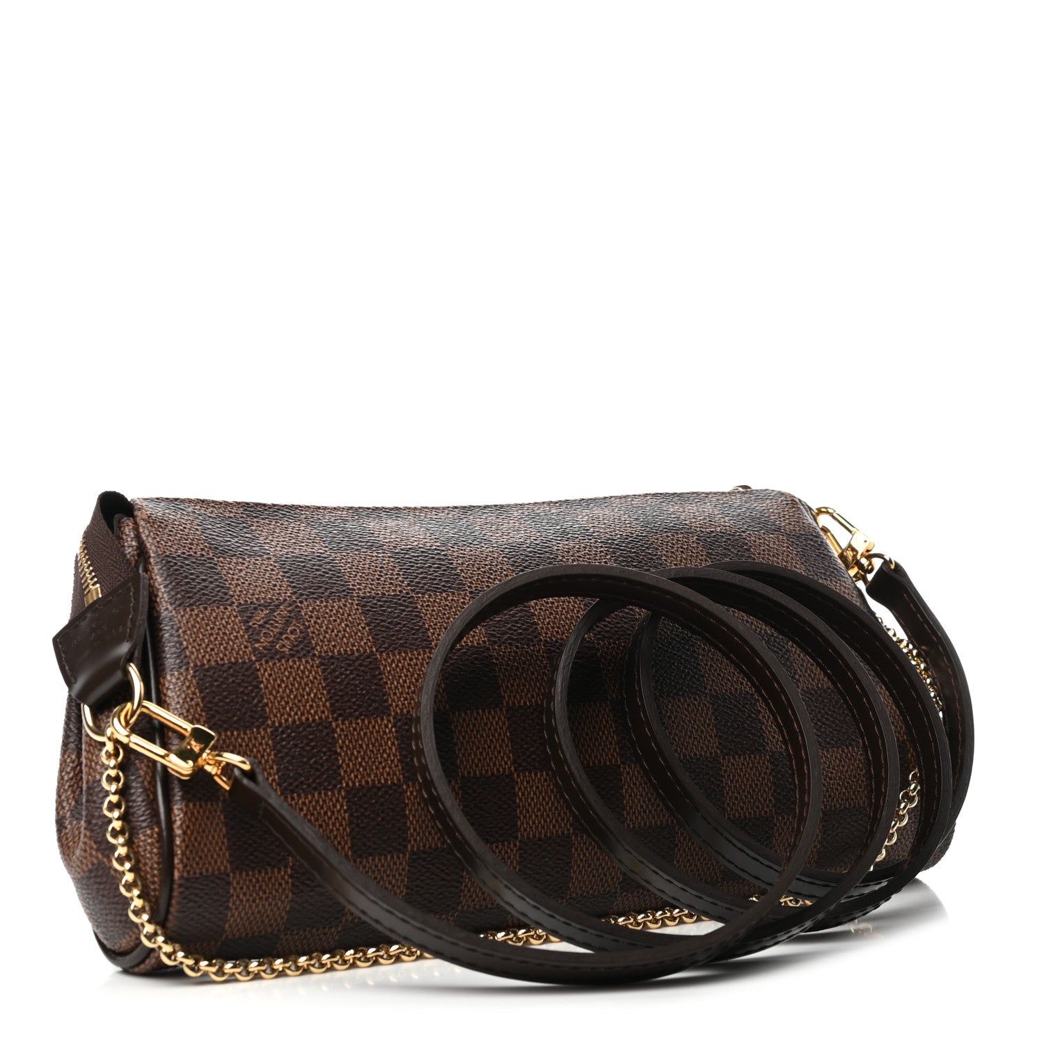 Louis Vuitton Damier Ebene Eva Clutch 2 of 4