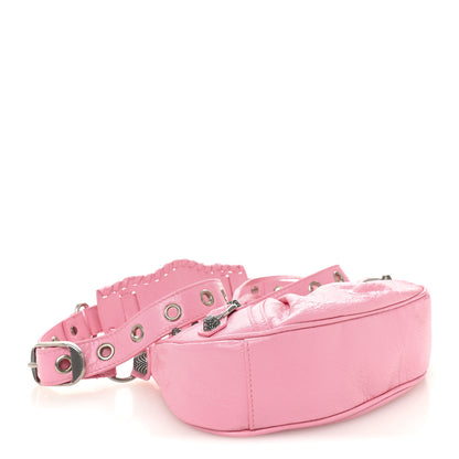 Balenciaga Agneau Arena Le Cagole Shoulder Bag XS Candy Pink 5 of 11