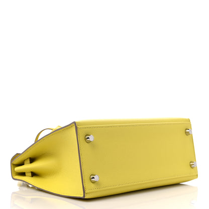 Hermes Epsom Kelly Sellier 25 Lime 4 of 10