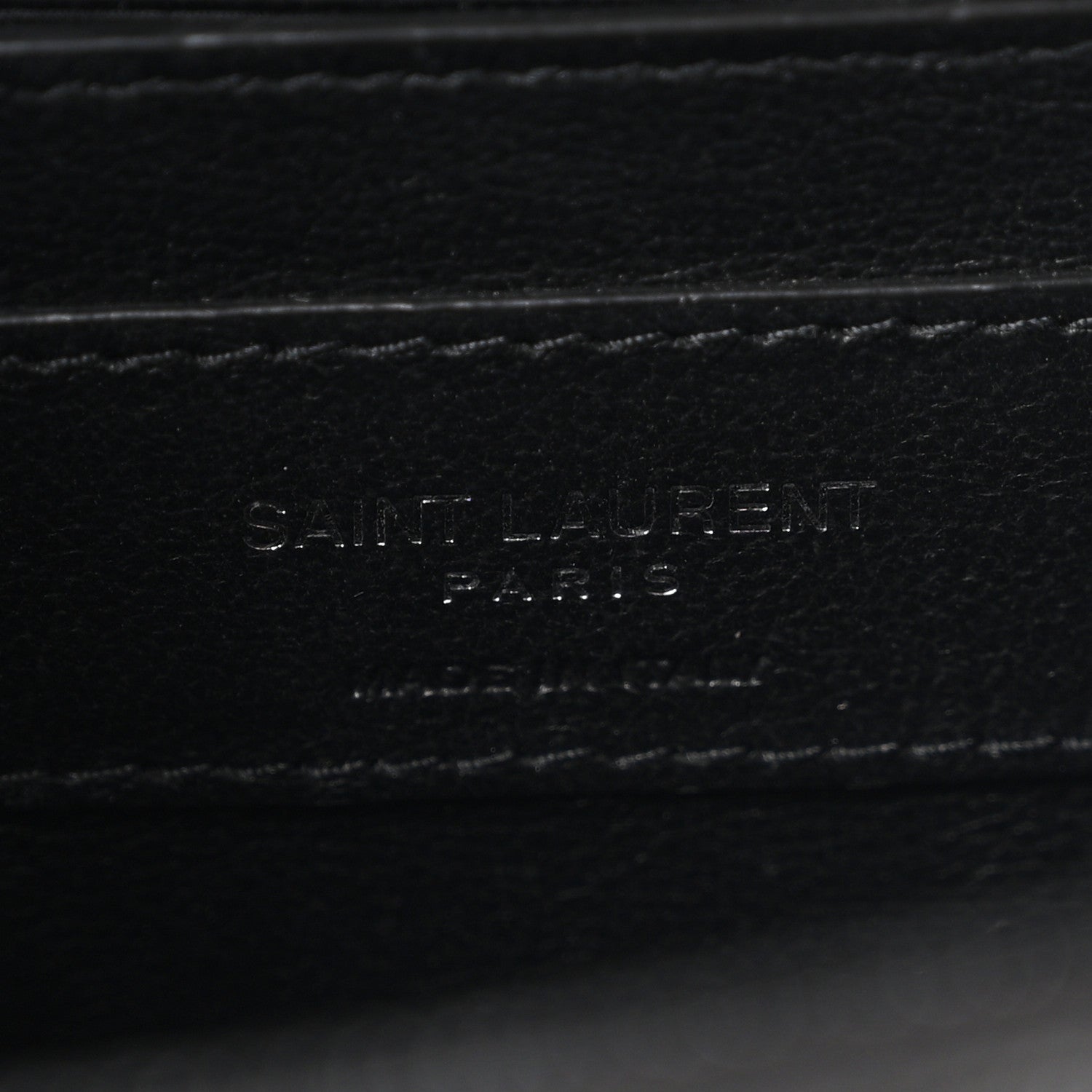Saint Laurent Grain De Poudre Small Monogram Kate Satchel Black 6 of 11