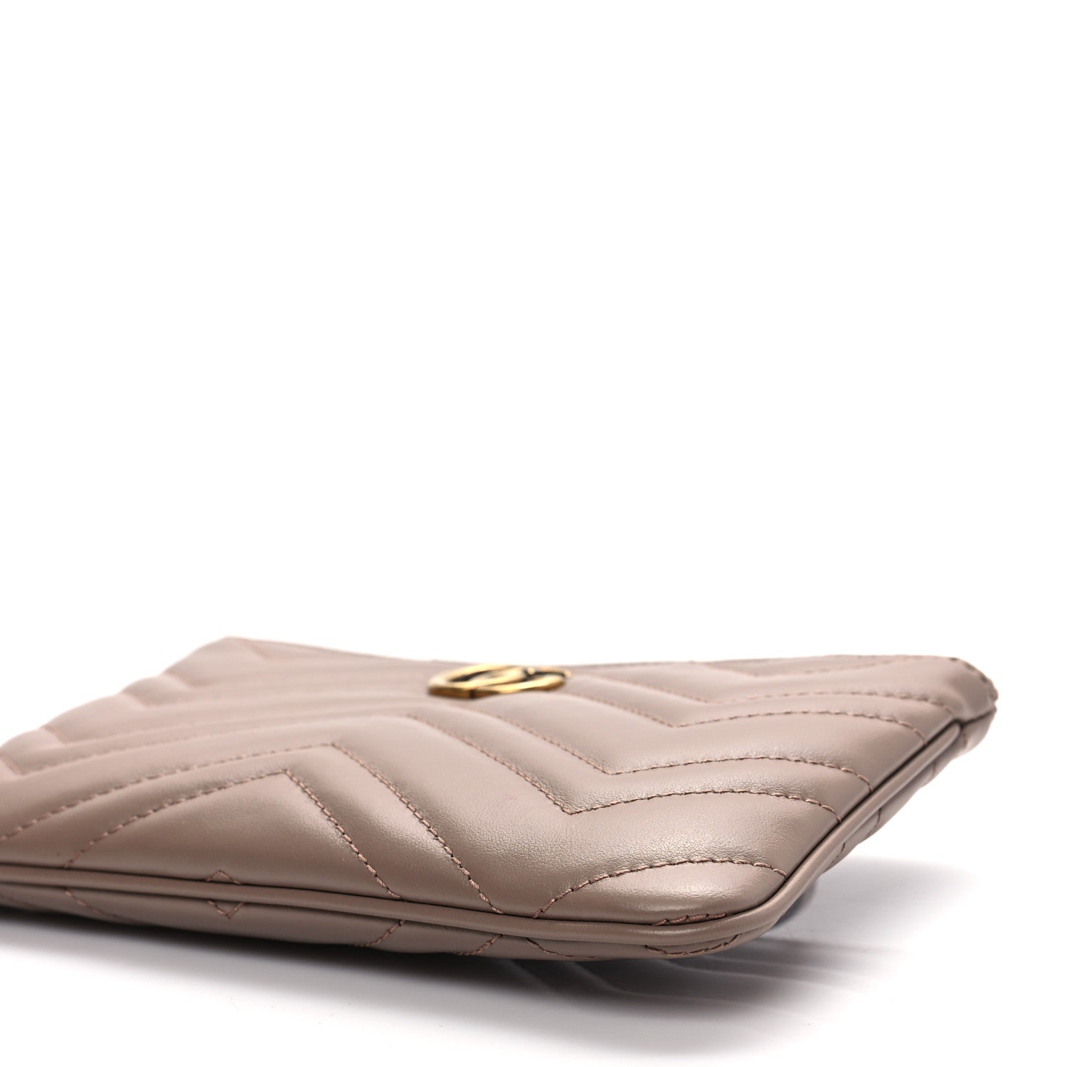 Gucci Calfskin Matelasse GG Marmont Wrist Wallet Porcelain Rose 7 of 7