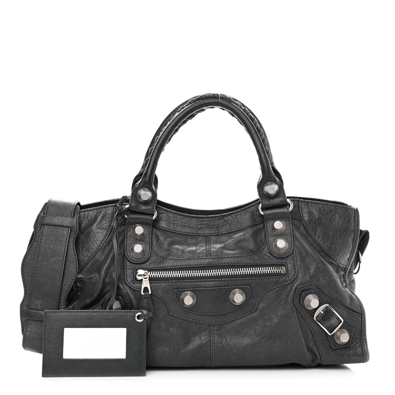 Balenciaga Agneau Giant 21 Silver Hardware Part Time Anthracite 1 of 11