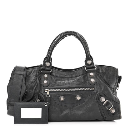 Balenciaga Agneau Giant 21 Silver Hardware Part Time Anthracite 1 of 11