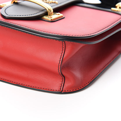 Prada City Calf Saffiano Pionniere Bag Fuoco Black 8 of 9