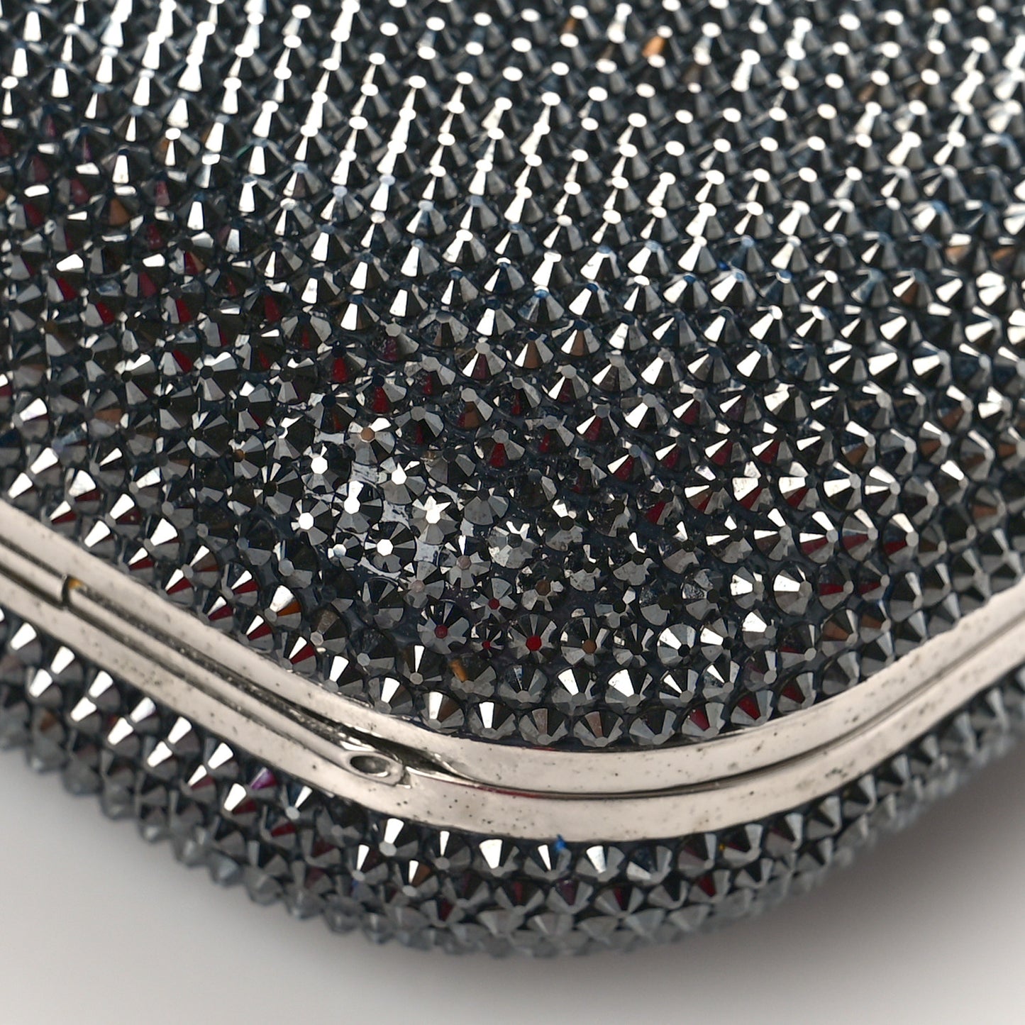 Swarovski Crystal Minaudiere Clutch Blue