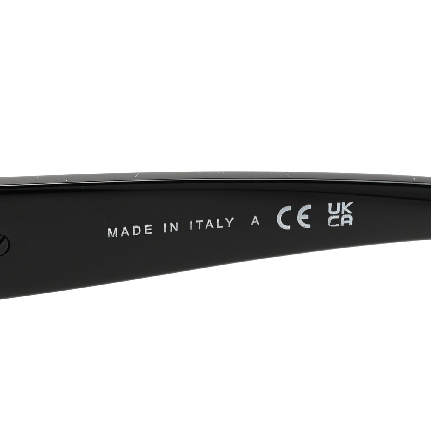 Acetate Square CC Heart Sunglasses 5519 Black