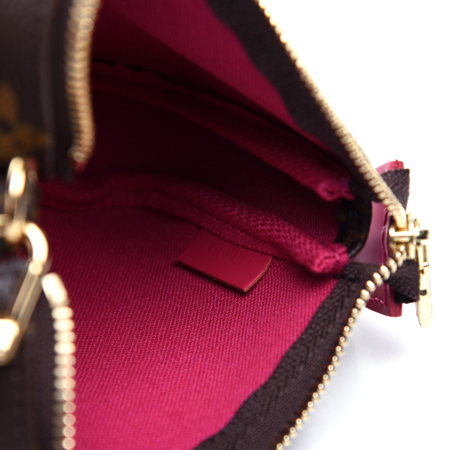 Louis Vuitton Monogram 2020 Christmas Animation Roller Coaster Mini Pochette Accessories Pivoine 9 of 11
