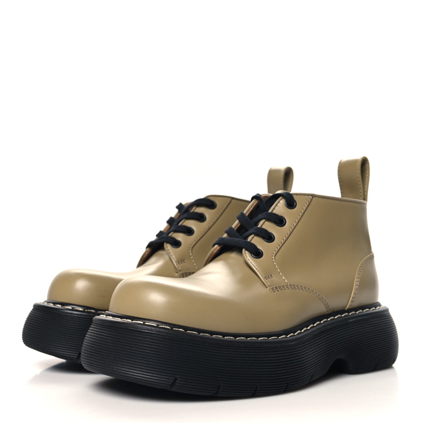 Calfskin Bounce Lace Up Ankle Boots All 37 Spice Black