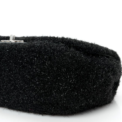 Chanel Lurex Knit Medium Pluto Glitter Flap Black 11 of 11