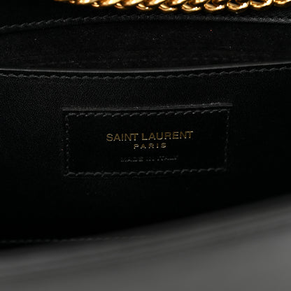 Saint Laurent Smooth Calfskin Medium Classic Monogram Kate Tassel Satchel Black 6 of 9