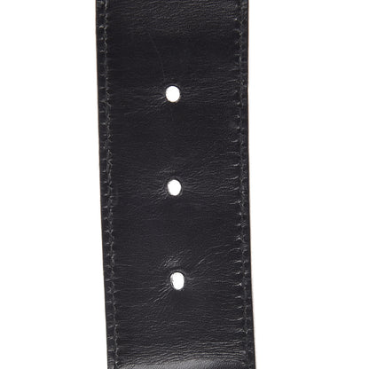 Gucci Calfskin Web Interlocking G Belt 100 40 Black 6 of 7