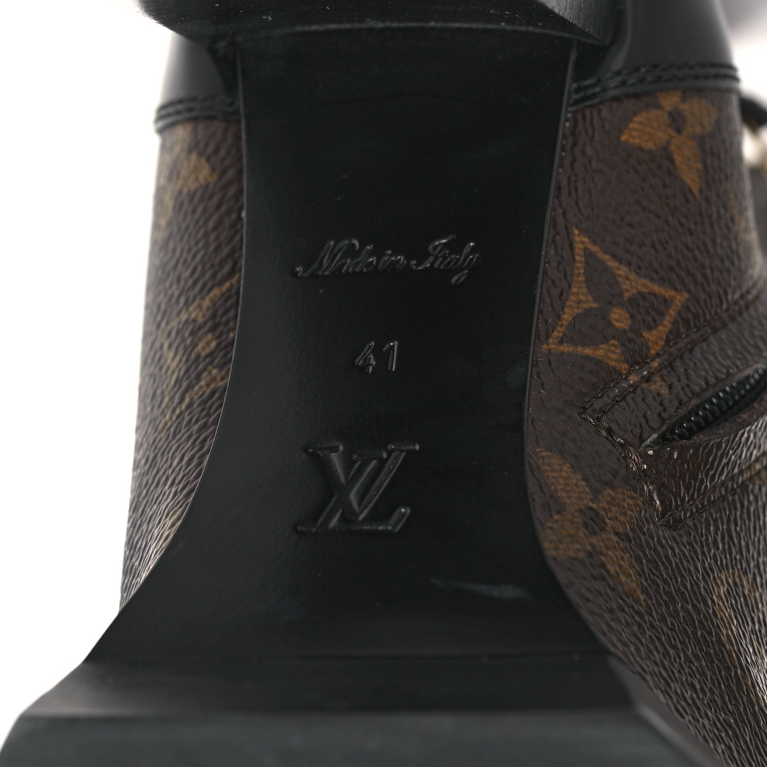 Louis Vuitton Patent Calfskin Monogram Star Trail Ankle Boots 41 Black 7 of 8