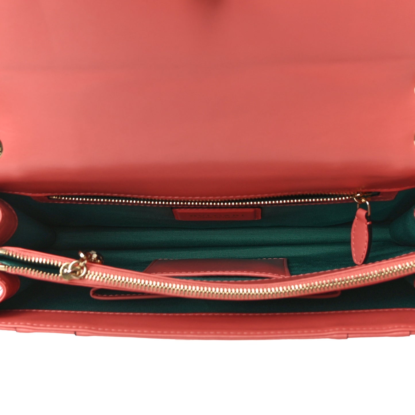 Calfskin Serpenti Forever Shoulder Bag Coral