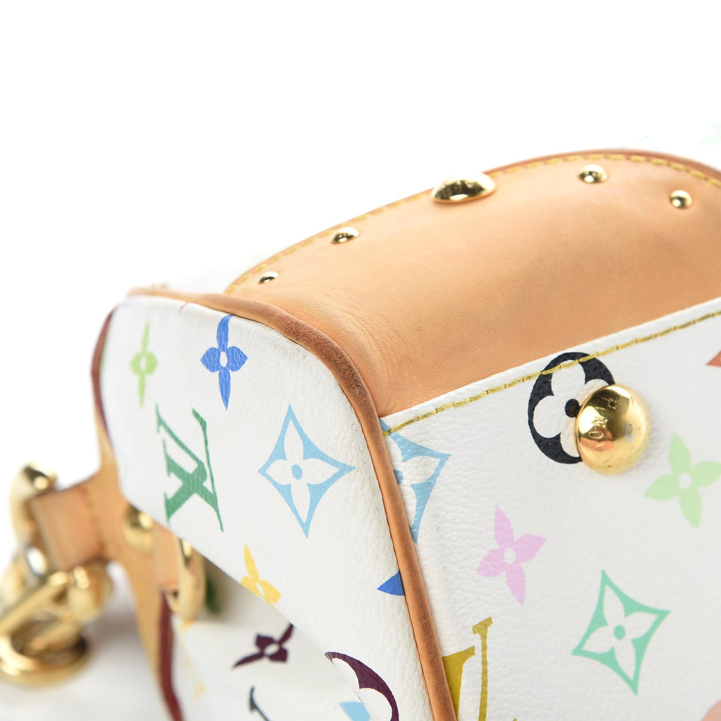 Monogram Multicolor Beverly MM White