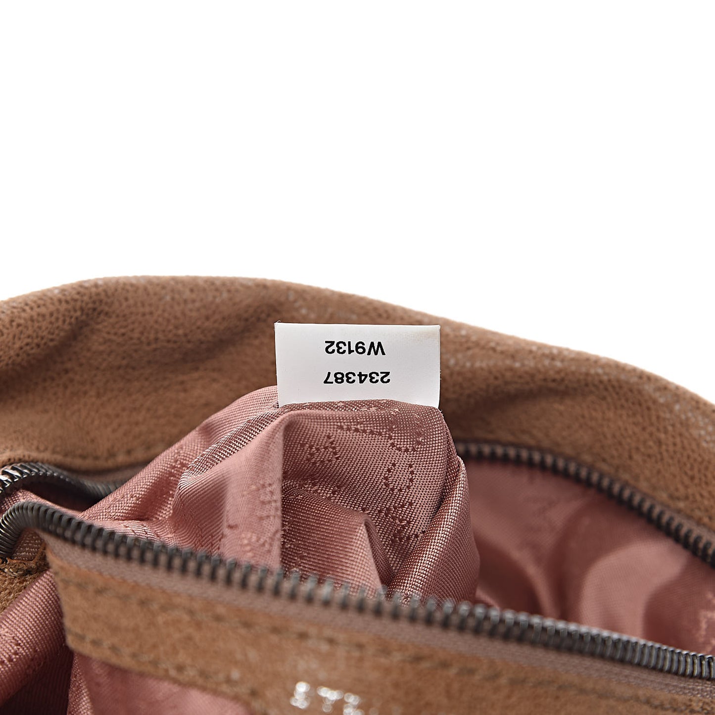 Shaggy Deer Falabella Fold Over Tote Camel