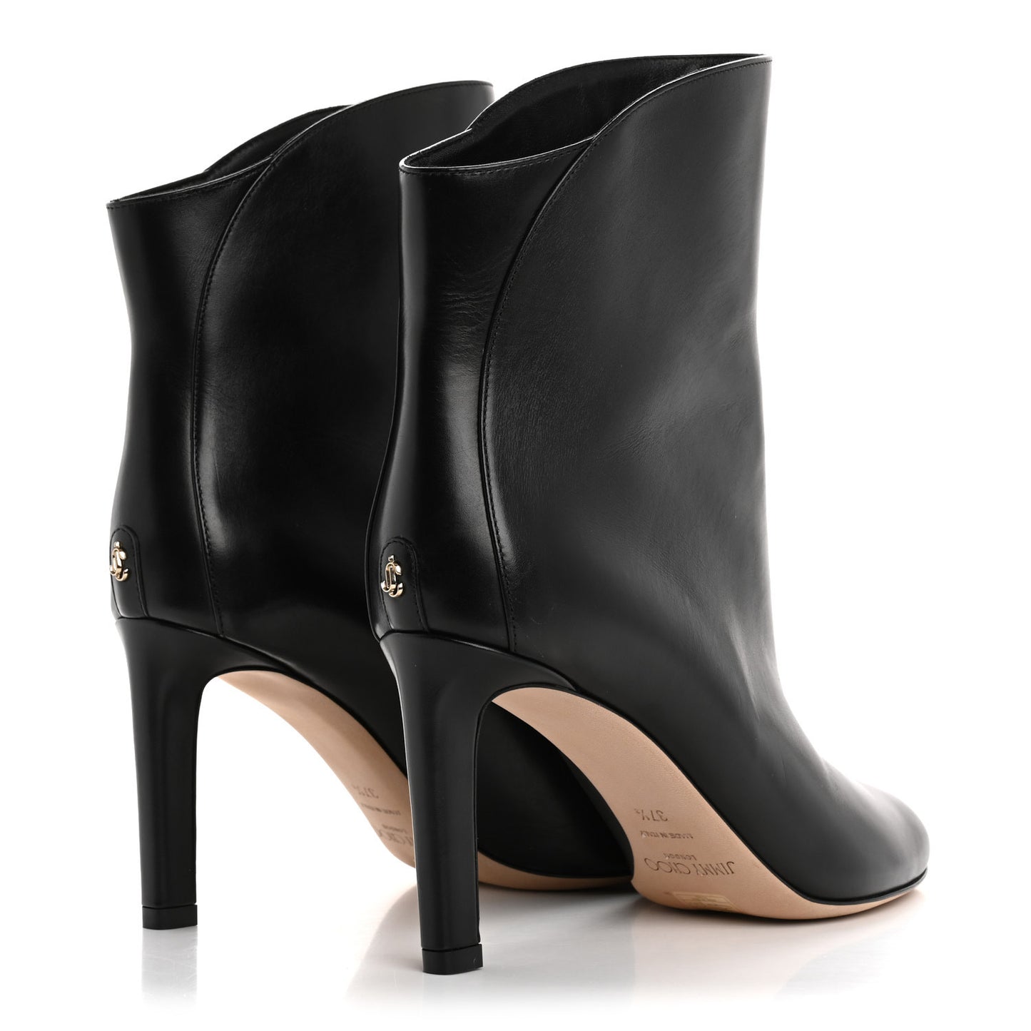 Calfskin Karter 85 Booties 37.5 Black