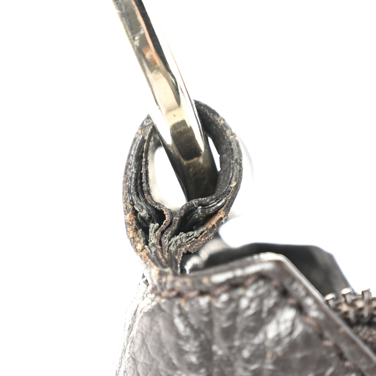 Monogram Half Moon Hobo Dark Brown