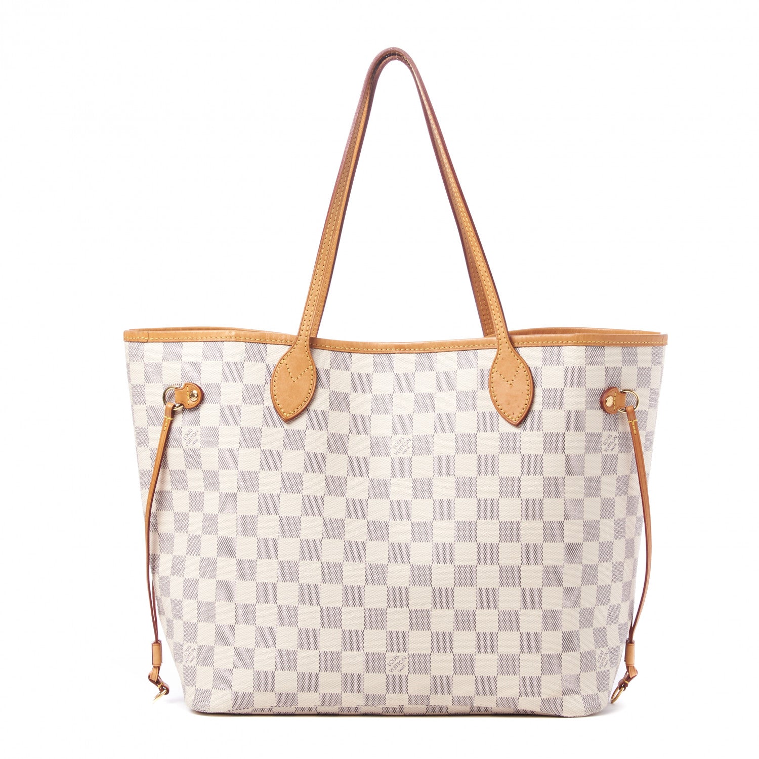 Louis Vuitton Damier Azur Neo Neverfull MM Rose Ballerine 1 of 8