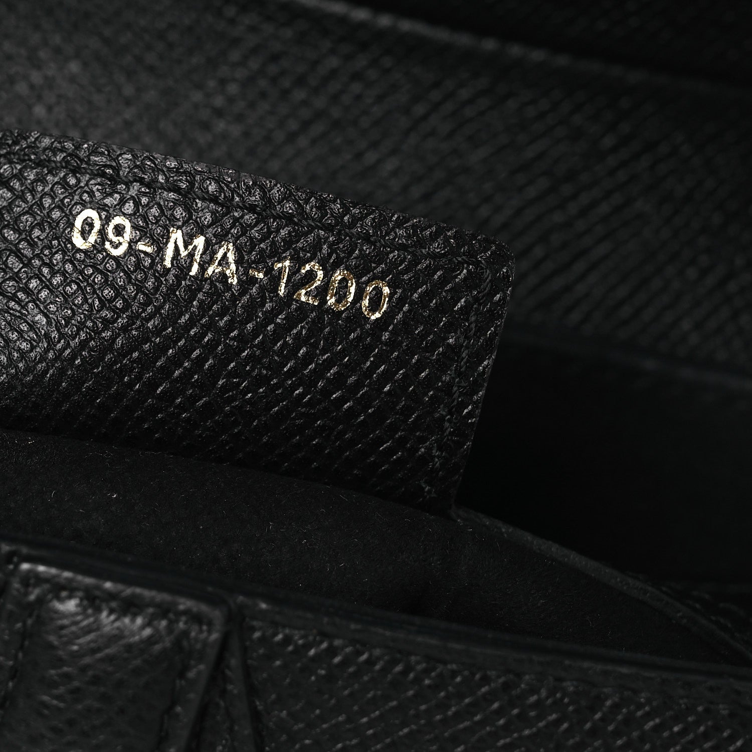 Christian Dior Grained Calfskin Saddle Bag Black 7 of 12