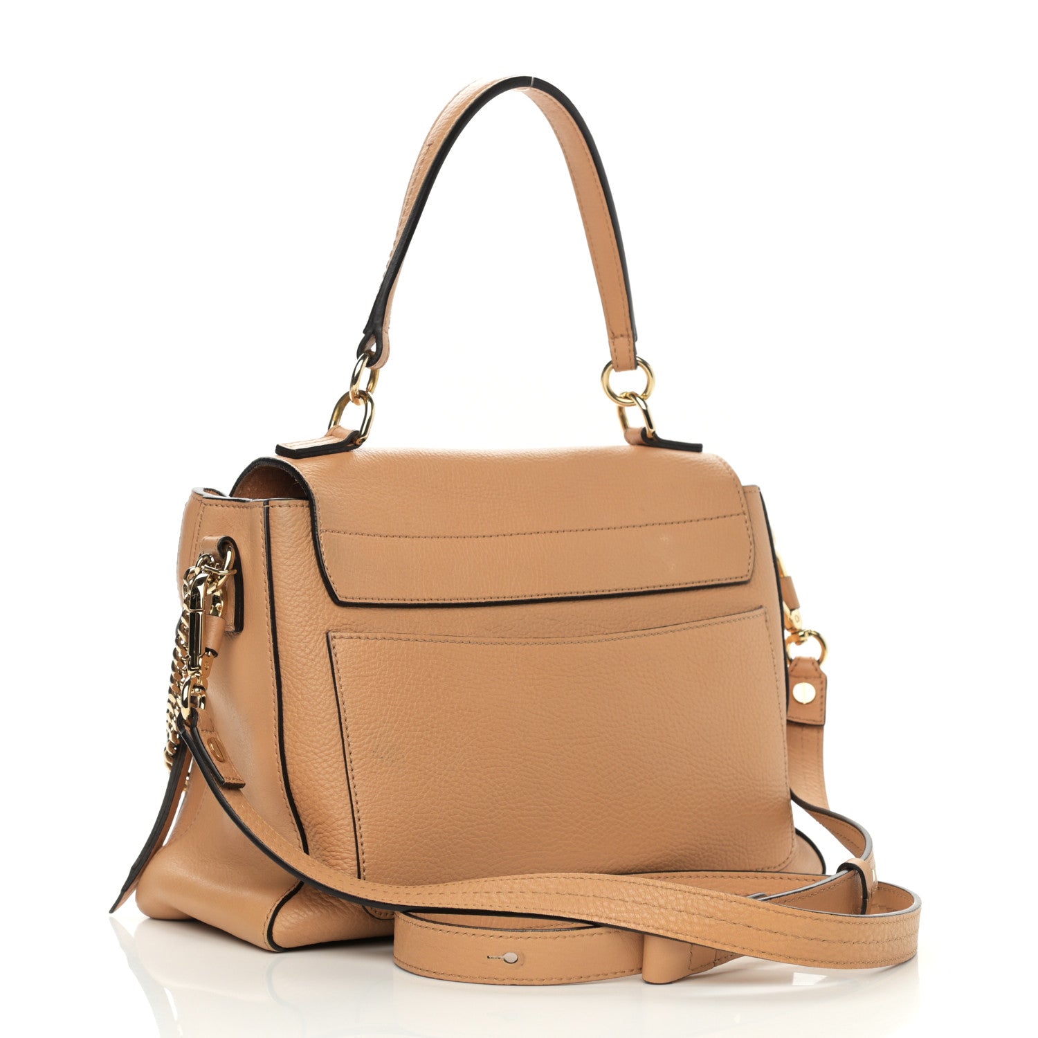 Chloe Calfskin Small Faye Day Shoulder Bag Blush Nude 3 of 15