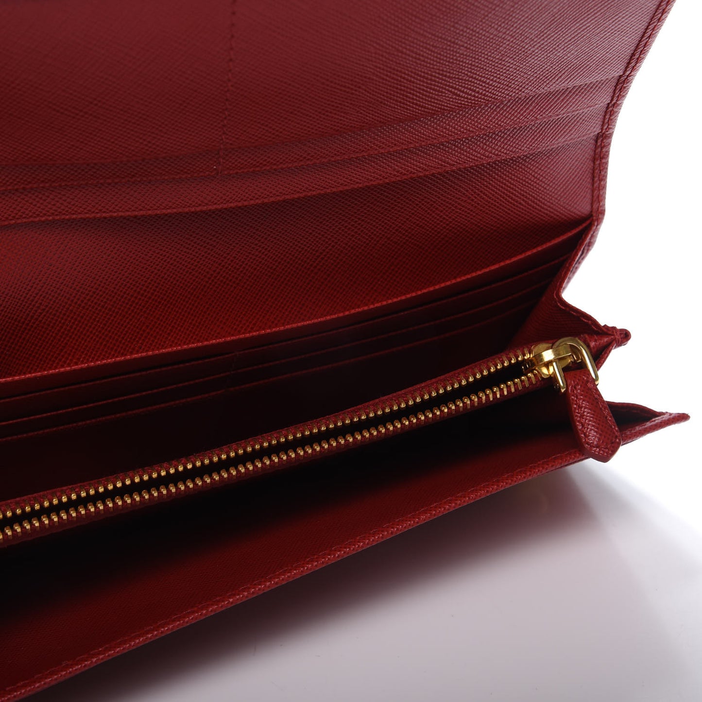 Saffiano Fiocco Bow Continental Wallet Fuoco