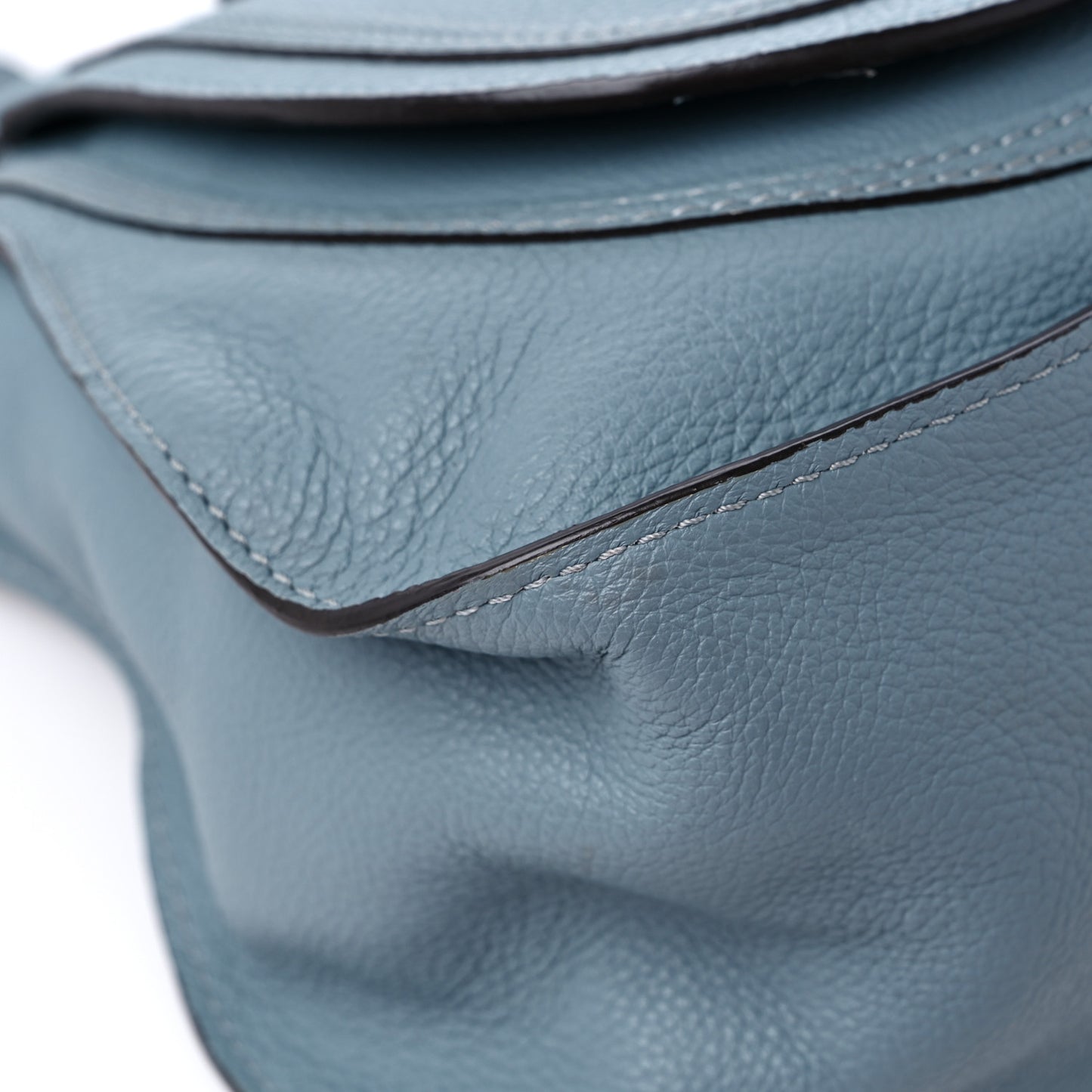 Calfskin Medium Marcie Satchel Cloudy Blue