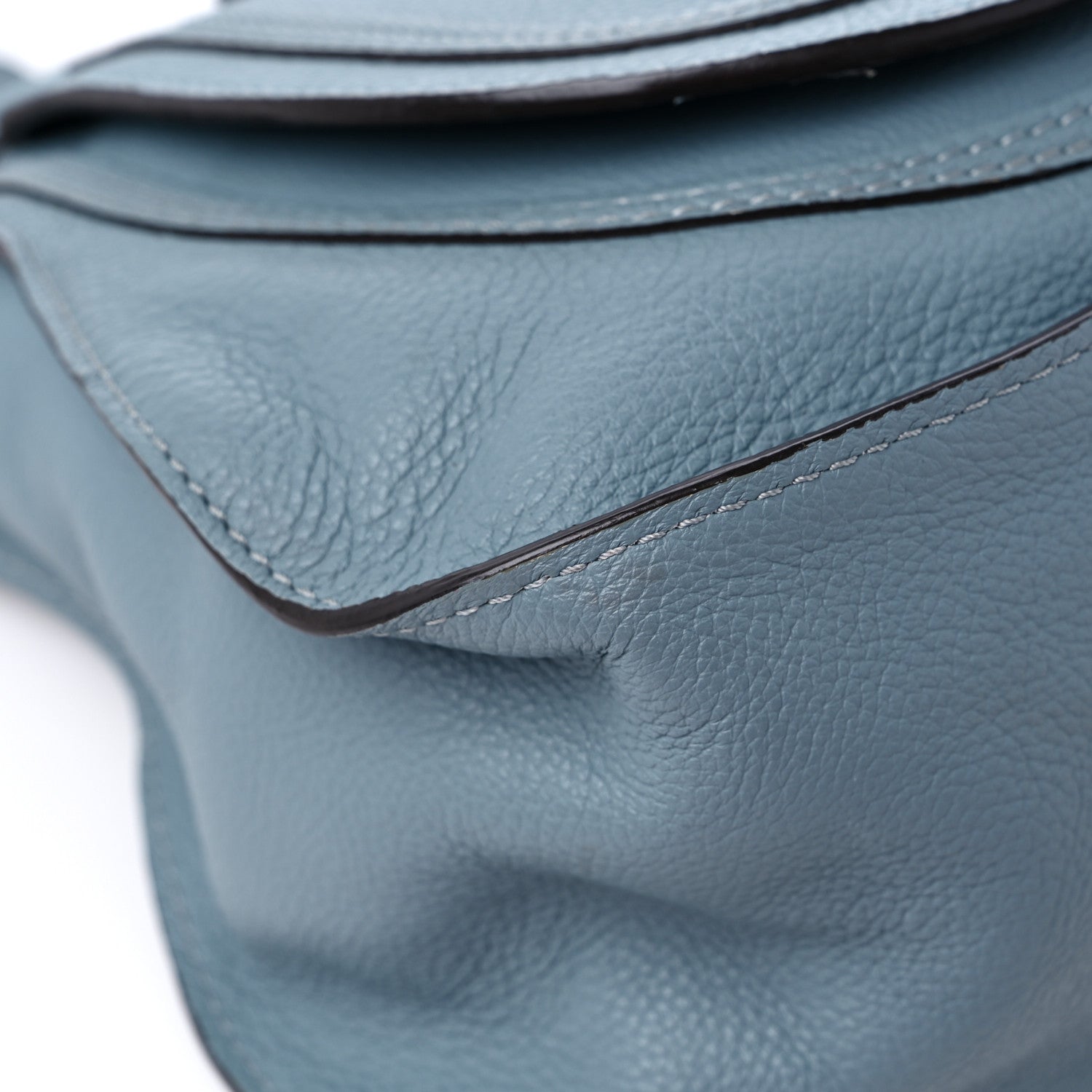 Chloe Calfskin Medium Marcie Satchel Cloudy Blue 8 of 15