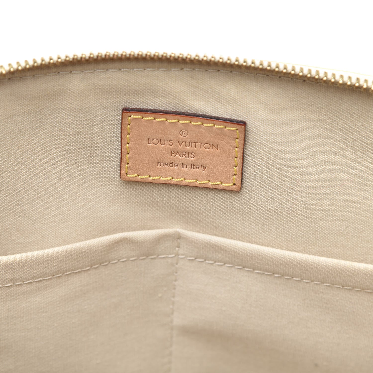 Louis Vuitton Vernis Sherwood PM Blanc Corail 6 of 13