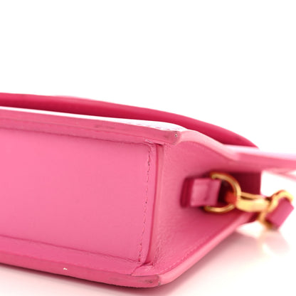 Jacquemus Smooth Calfskin Le Sac Rond Pink 9 of 18