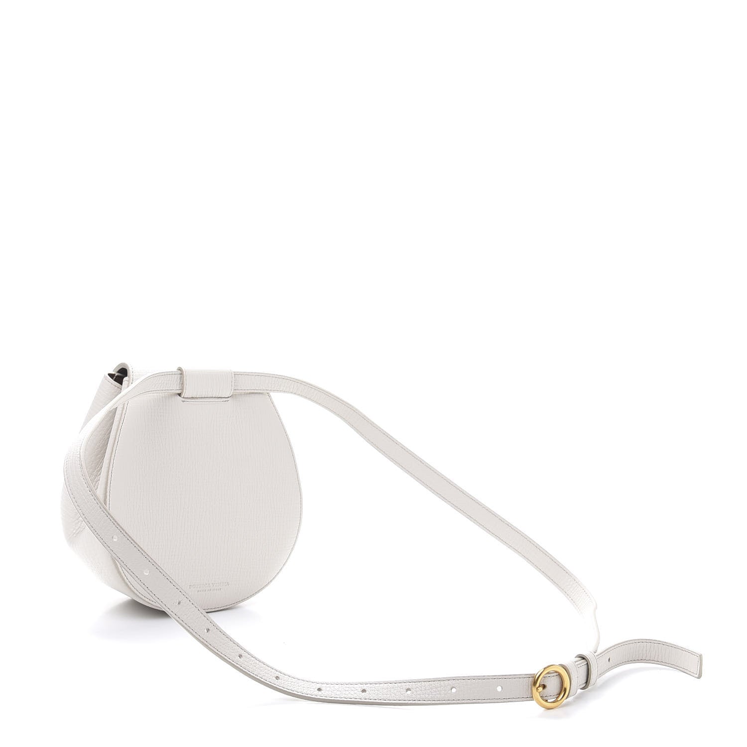 Bottega Veneta Palmellato Calfskin Rounded Belt Bag Plaster Wood 3 of 9