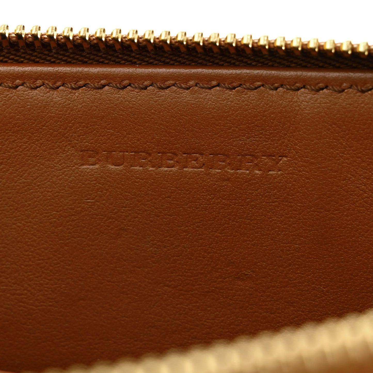 Haymarket Check Peyton Crossbody Clutch Bag Toffee