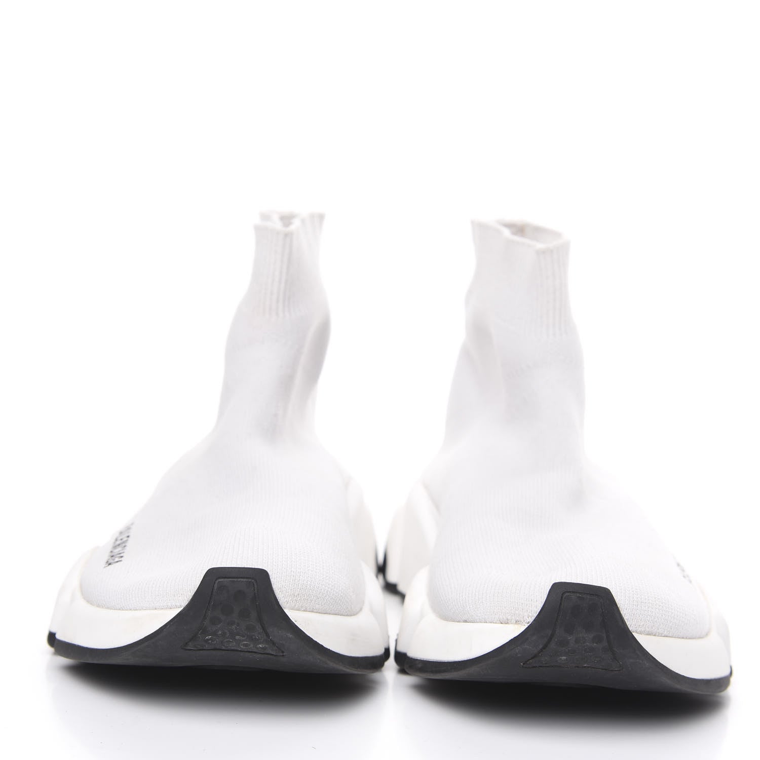 Balenciaga Neoprene Knit Womens Speed Sneakers 36 White 2 of 8